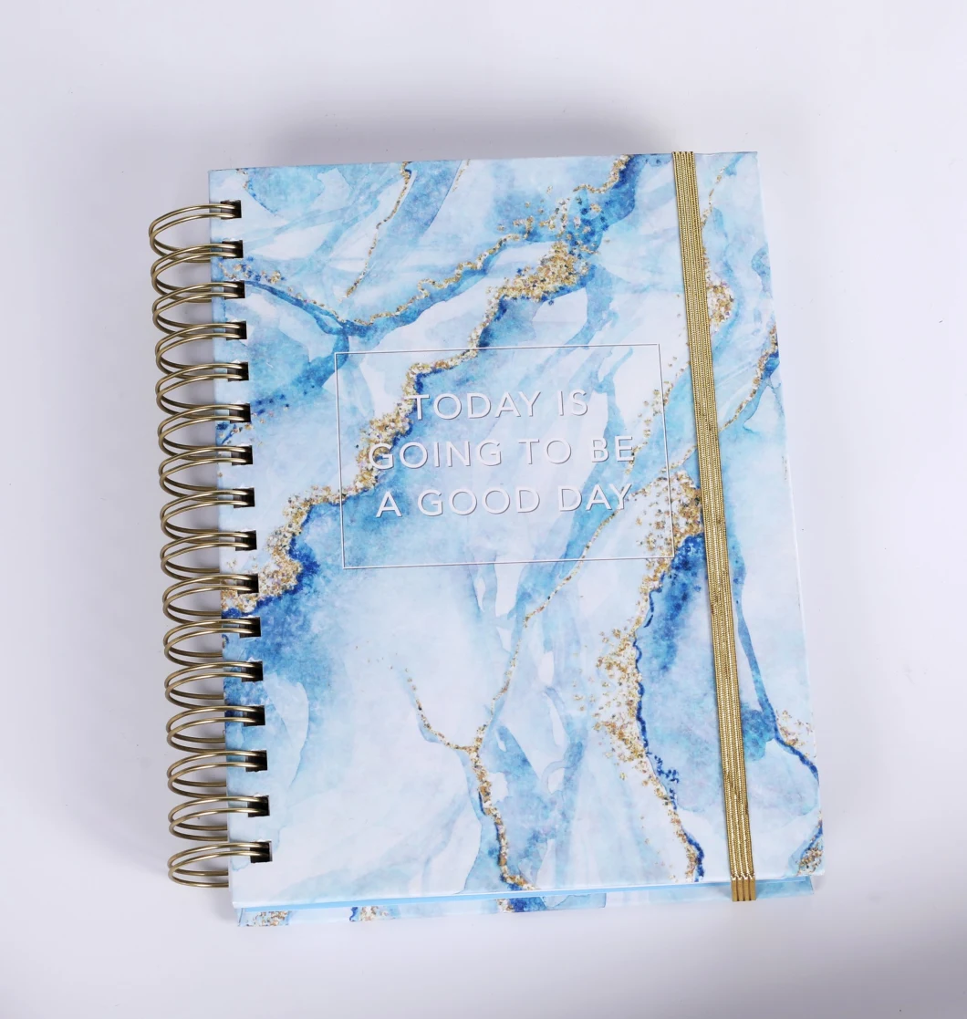 2021-2022 Hot Sale Spiral Notebook Customized Diary 365 Journal Daily Planner